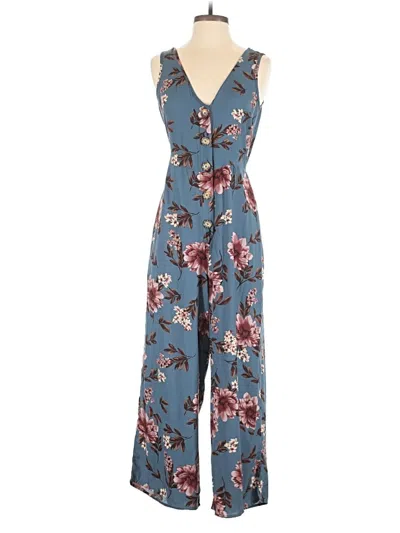 Pre-owned Xhilaration Jumpsuit In Blue