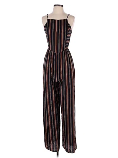 Pre-owned Xhilaration Jumpsuit In Brown