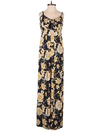 Pre-owned Xhilaration Jumpsuit In Gold