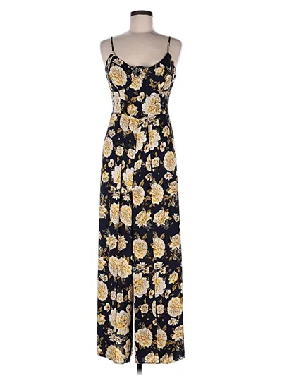 Pre-owned Xhilaration Jumpsuit In Gold