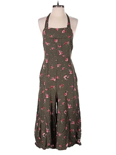 Pre-owned Xhilaration Jumpsuit In Green