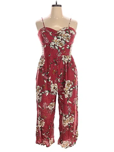 Pre-owned Xhilaration Jumpsuit In Red