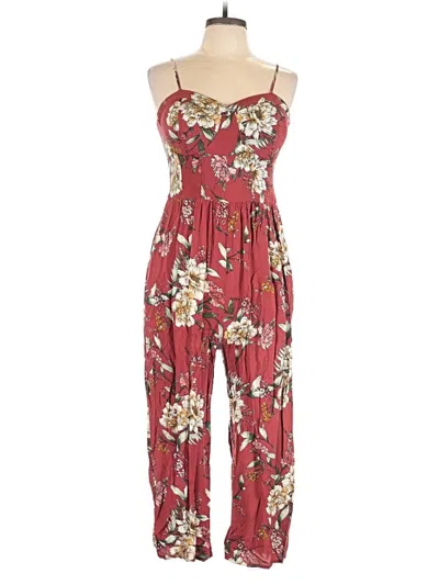 Pre-owned Xhilaration Jumpsuit In Red