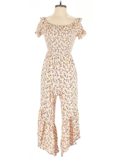 Pre-owned Xhilaration Jumpsuit In White