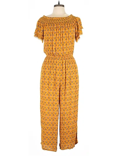 Pre-owned Xhilaration Jumpsuit In Yellow