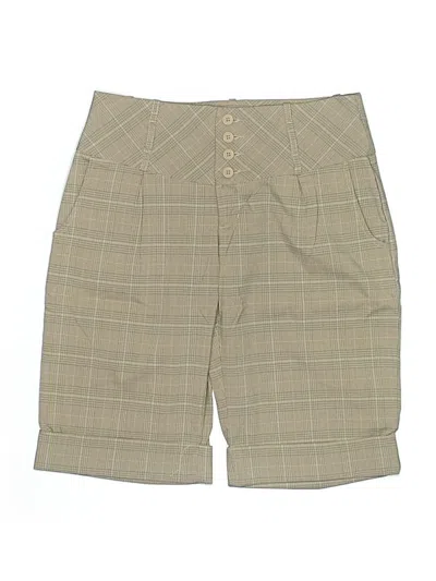 Pre-owned Xhilaration Khaki Shorts In Brown