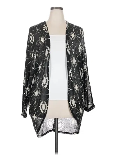 Pre-owned Xhilaration Kimono In Black