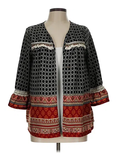 Pre-owned Xhilaration Kimono In Gray