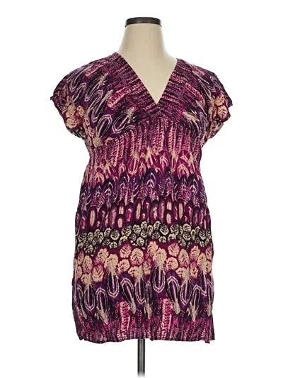 Pre-owned Xhilaration Kimono In Purple
