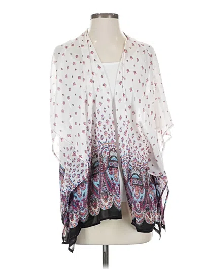 Pre-owned Xhilaration Kimono In White