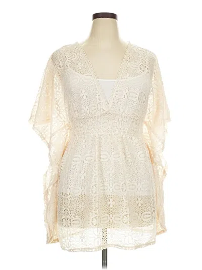 Pre-owned Xhilaration Kimono In White