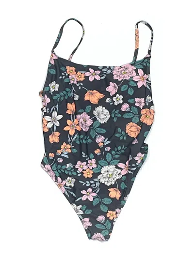 Pre-owned Xhilaration One Piece Swimsuit In Black