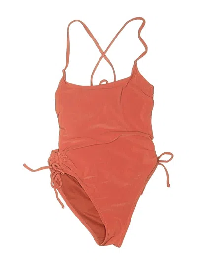 Pre-owned Xhilaration One Piece Swimsuit In Orange