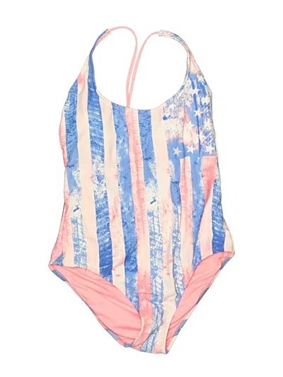 Pre-owned Xhilaration One Piece Swimsuit In Pink