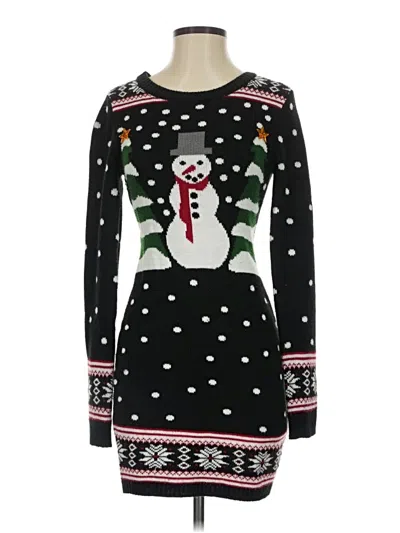 Pre-owned Xhilaration Pullover Sweater In Black
