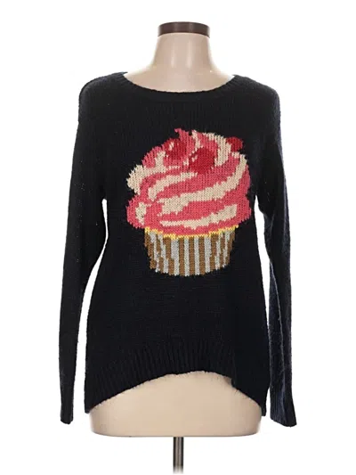 Pre-owned Xhilaration Pullover Sweater In Black