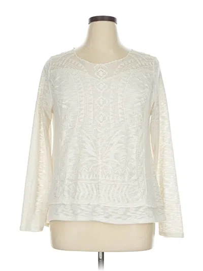 Pre-owned Xhilaration Pullover Sweater In White