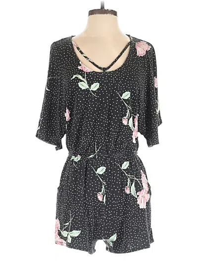 Pre-owned Xhilaration Romper In Black