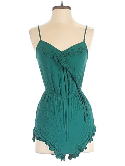 Pre-owned Xhilaration Romper In Blue