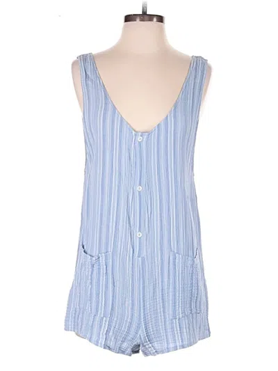 Pre-owned Xhilaration Romper In Blue