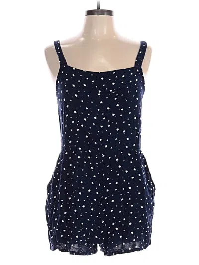 Pre-owned Xhilaration Romper In Blue