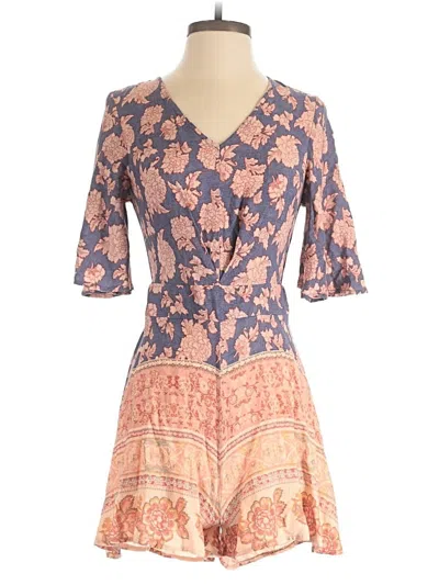 Pre-owned Xhilaration Romper In Pink