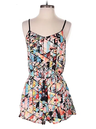Pre-owned Xhilaration Romper In Pink