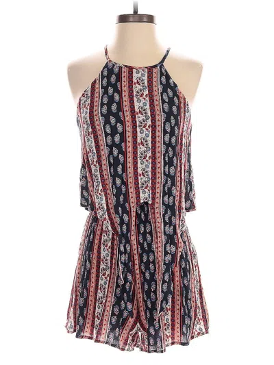 Pre-owned Xhilaration Romper In Red