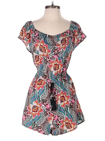 Pre-owned Xhilaration Romper In Teal