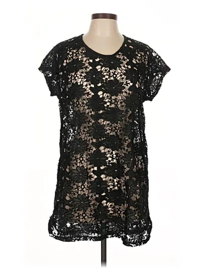 Pre-owned Xhilaration Short Sleeve T-shirt In Black