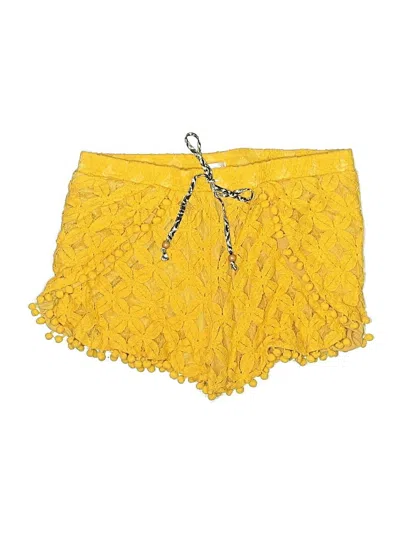 Pre-owned Xhilaration Shorts In Yellow