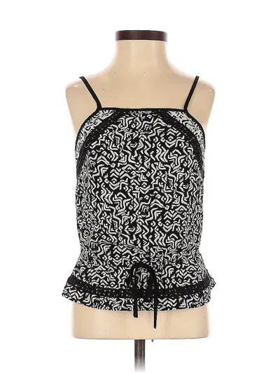 Pre-owned Xhilaration Sleeveless Blouse In Black