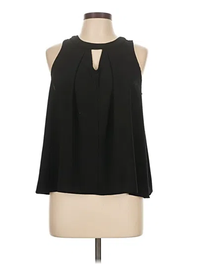 Pre-owned Xhilaration Sleeveless Blouse In Black