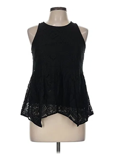 Pre-owned Xhilaration Sleeveless Blouse In Black