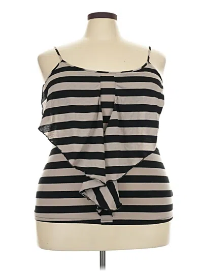 Pre-owned Xhilaration Sleeveless Blouse In Black