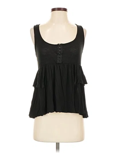 Pre-owned Xhilaration Sleeveless Blouse In Black