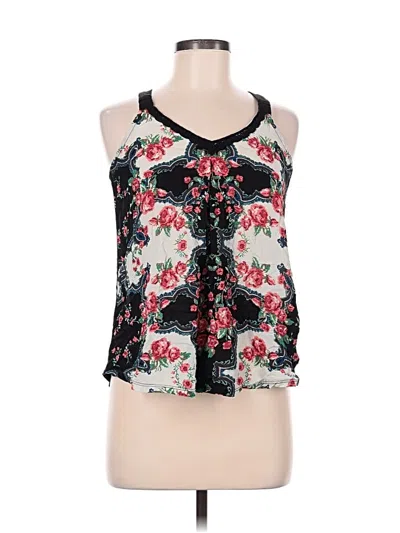 Pre-owned Xhilaration Sleeveless Blouse In Black