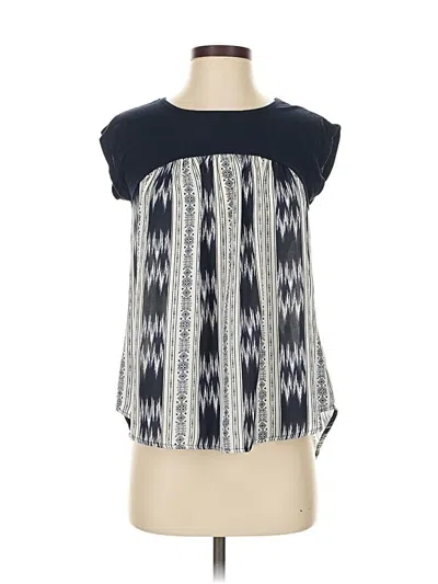 Pre-owned Xhilaration Sleeveless Blouse In Blue
