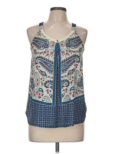 Pre-owned Xhilaration Sleeveless Blouse In Blue