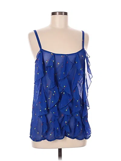 Pre-owned Xhilaration Sleeveless Blouse In Blue