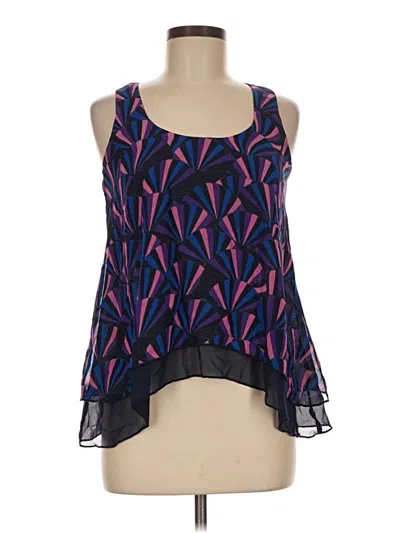 Pre-owned Xhilaration Sleeveless Blouse In Blue