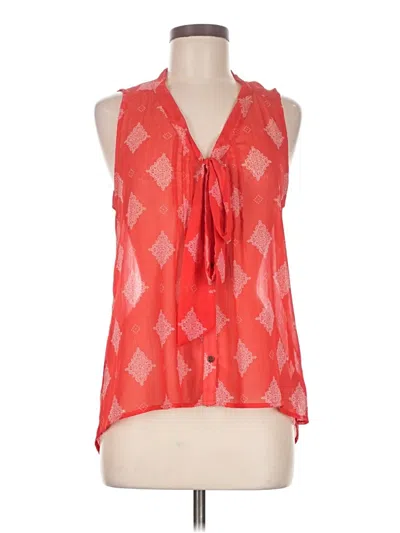 Pre-owned Xhilaration Sleeveless Blouse In Orange