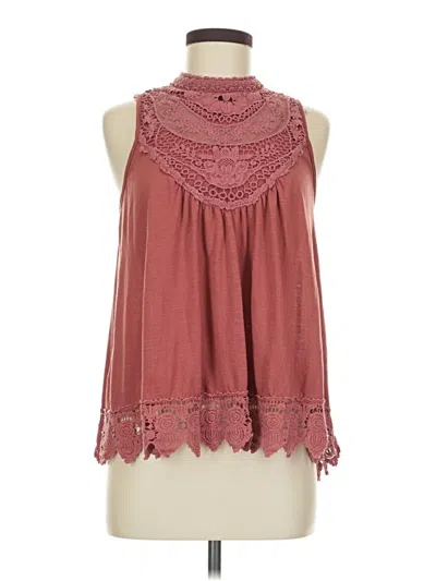Pre-owned Xhilaration Sleeveless Blouse In Pink