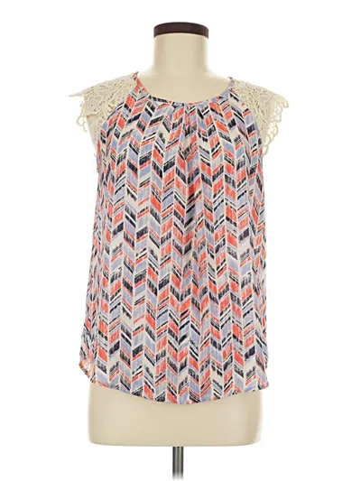 Pre-owned Xhilaration Sleeveless Blouse In Pink