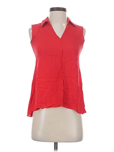 Pre-owned Xhilaration Sleeveless Blouse In Red