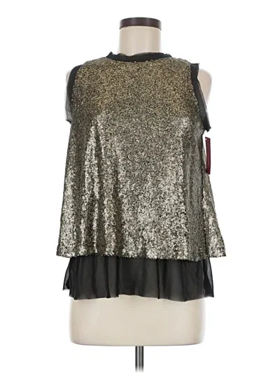 Xhilaration Sleeveless Blouse In Silver