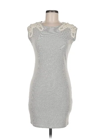 Pre-owned Xhilaration Sleeveless Top Gray Sweetheart Neckline Tops