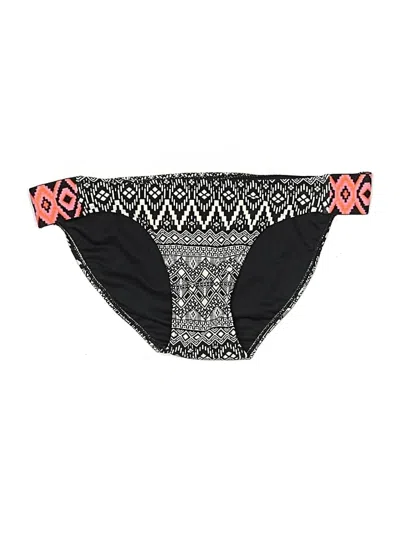 Pre-owned Xhilaration Swimsuit Bottoms In Black
