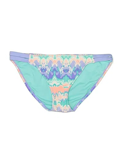 Pre-owned Xhilaration Swimsuit Bottoms In Blue