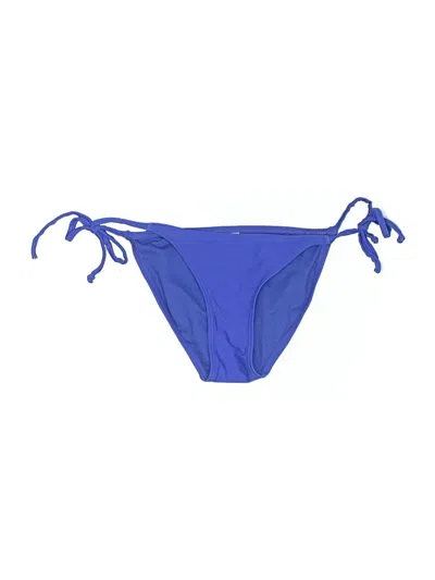 Pre-owned Xhilaration Swimsuit Bottoms In Blue